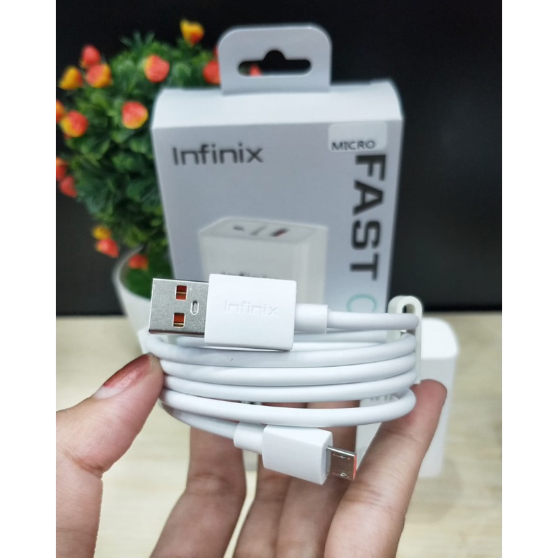 Charger INFINIX 180 Watt Flash Charging original micro type c Infinix Seri hot smart 5 7 8 9 11 12 Seri Note 10 11 12 Zero 8 Zero XPro Promo Sen