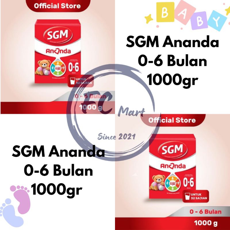 Susu SGM 0 6 bulan Susu Bayi 1000gr