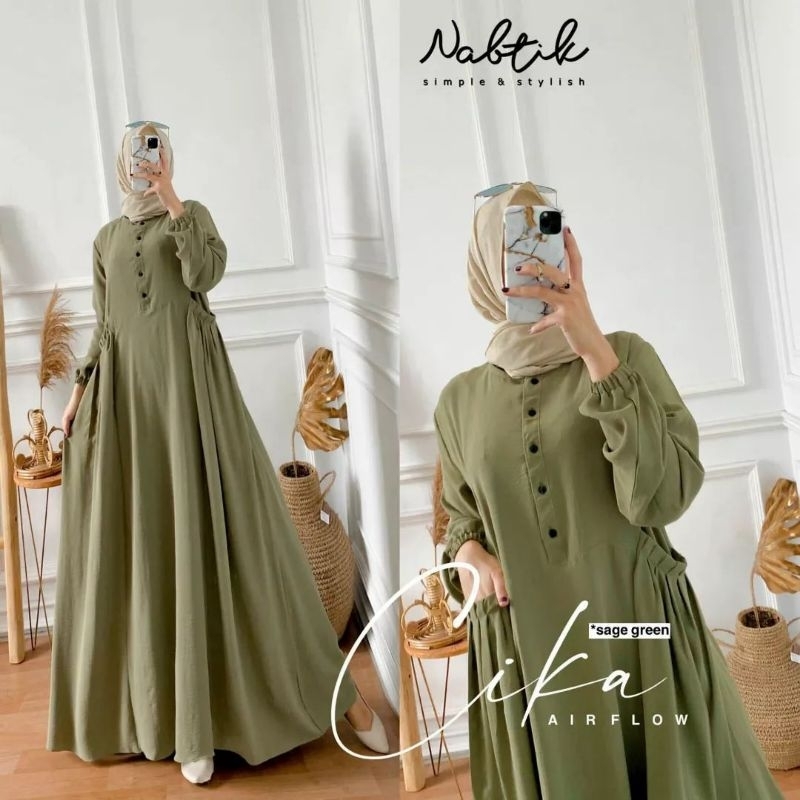 GAMIS CHIKA BAHAN CRINGKLE AIR FLOW PREMIUM LD 120