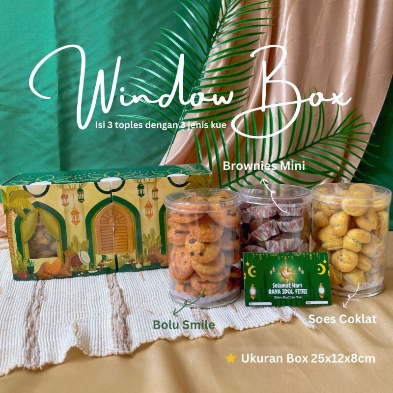 

Window Box Paket Lebaran/Hampers Idul Fitri