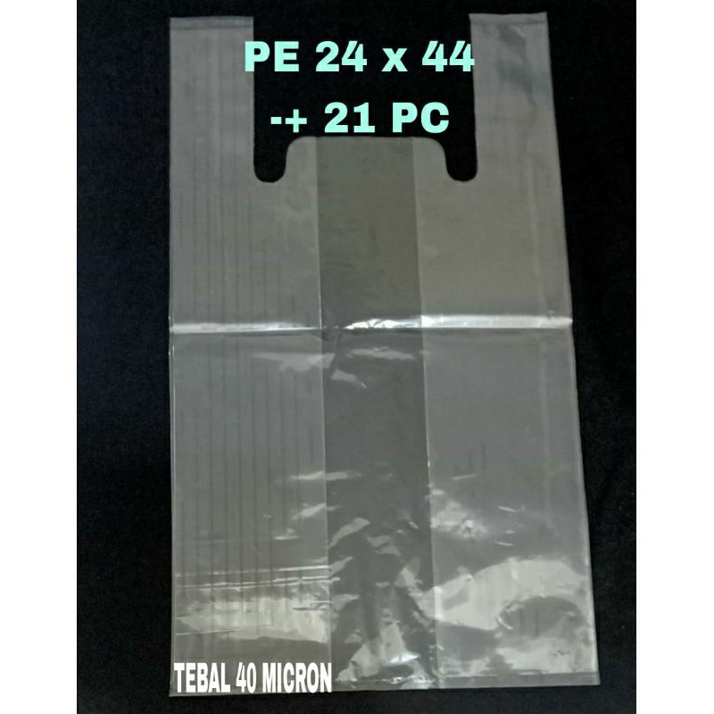 KANTONG PLASTIK BENING PE TEBAL 40 MICRON Ukuran 10x20,15X35 ,24x44cm