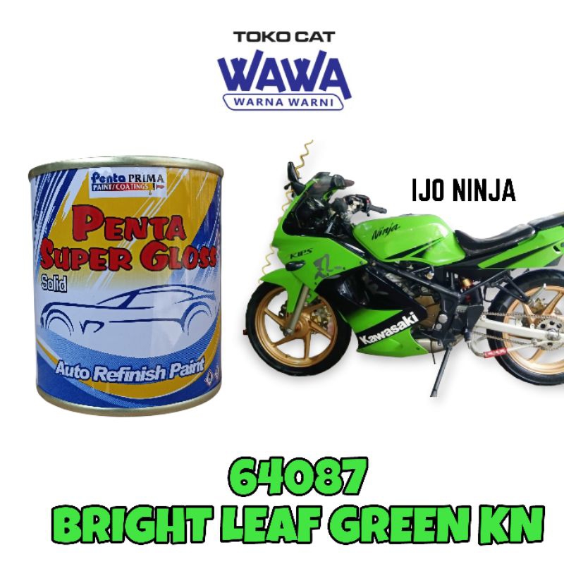 cat duco penta super gloss hijau ninja bright leaf green kawasaki ninja 64087 1kg
