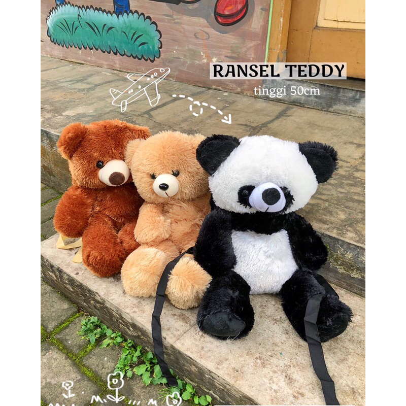RANSEL TEDDY BEAR / TAS RANSEL BONEKA / TAS GENDONG TEDDY / TAS GEMOY