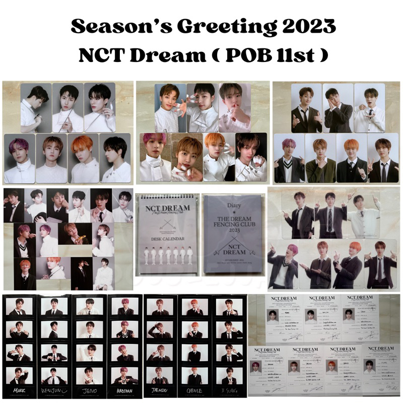 [ READY STOCK ] SEASON’S GREETING NCT DREAM POB BENEFIT 11st MARK RENJUN JENO HAECHAN JAEMIN CHENLE 