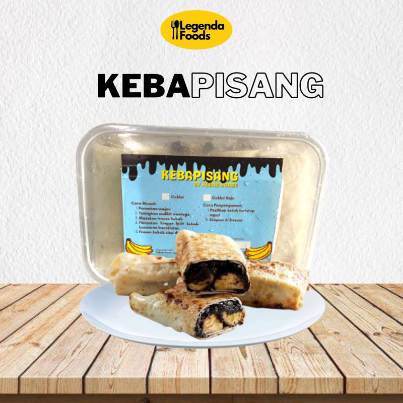 

KEBAB PISANG COKLAT FROZEN | isi 10/box