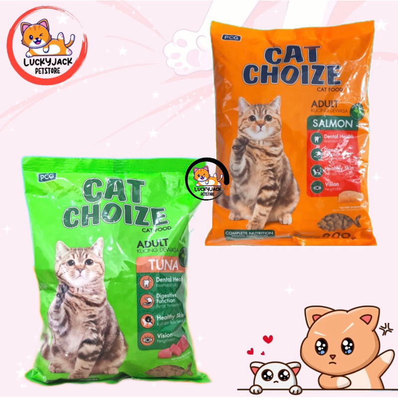 CATCHOIZE ADULT 800gr / cat choize dryfood / cat choize adult tuna / cat choize adult salmon / Catch
