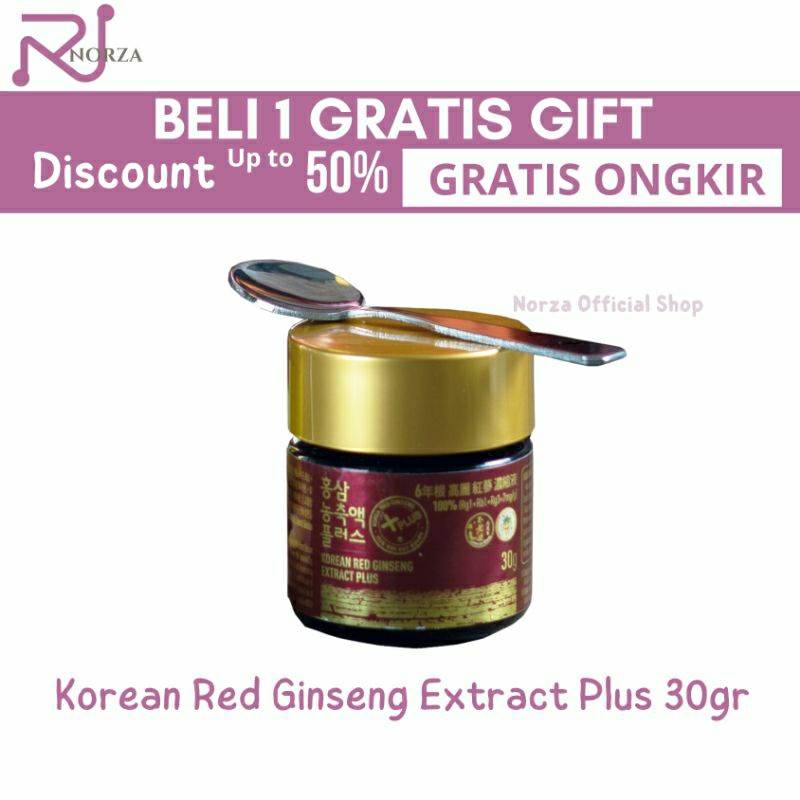 

KOREAN RED GINSENG Extract Plus 30gr