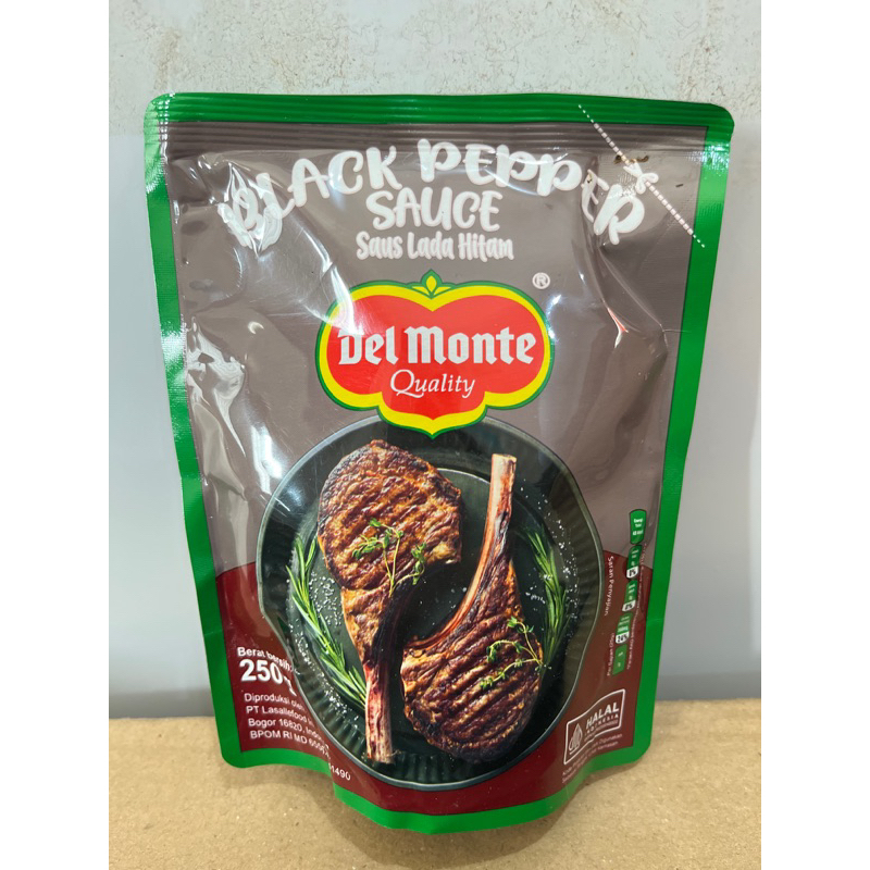 

Delmonte Black Pepper Sauce /Saus Lada Hitam 250g