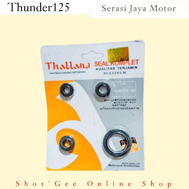 SIL SEAL SET OLI SEAL SET KOMPLIT THUNDER 125