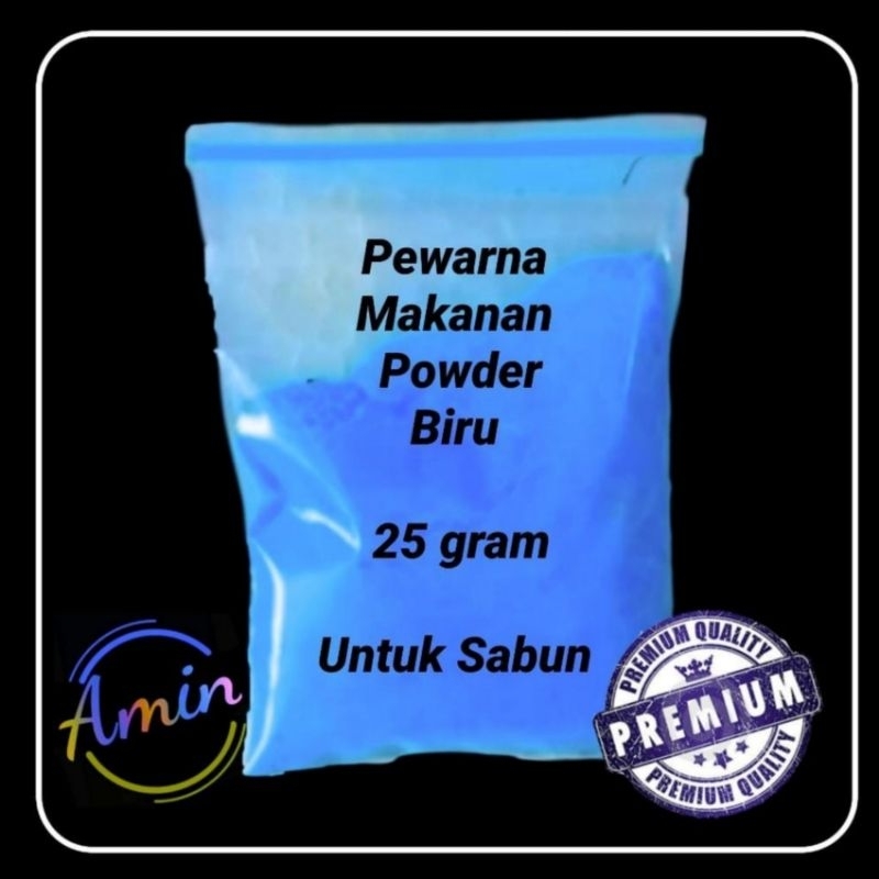 

Pewarna Makanan Biru Bubuk Powder 25 gram