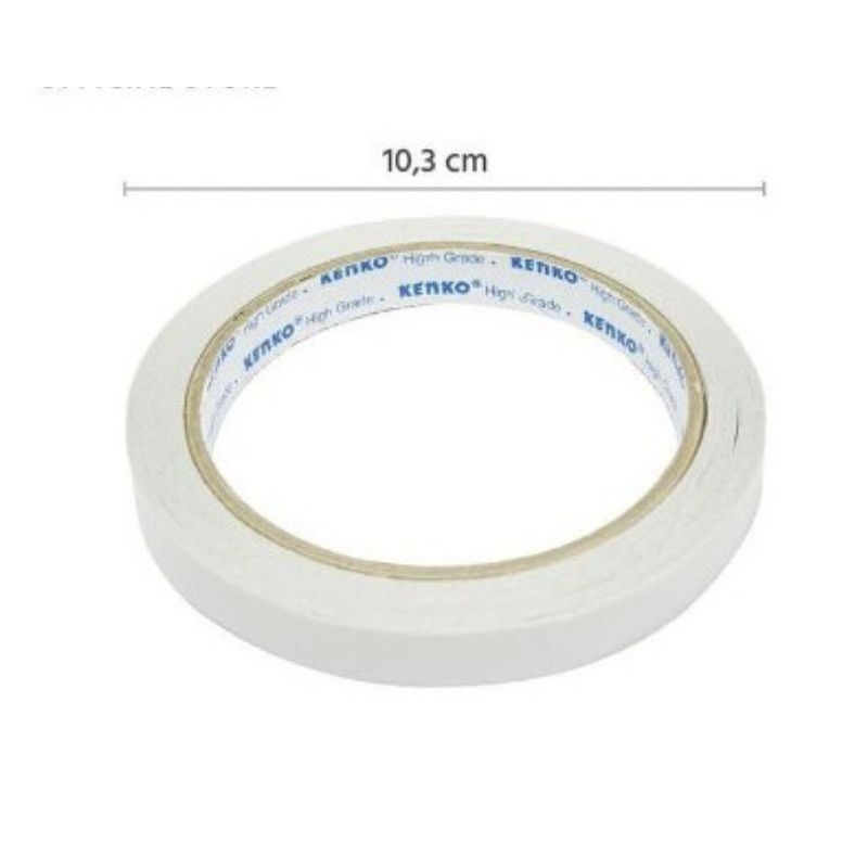 

double tape 12mm 1/2 inch dobel tip
