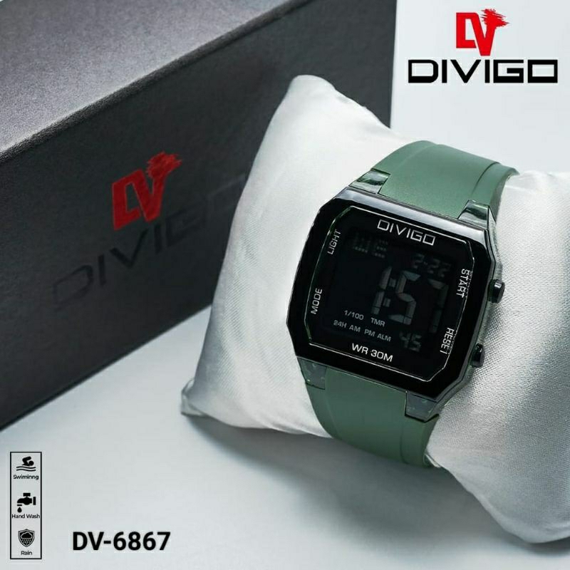 Original Jam Tangan Divigo 6867 Tahan Air Terlaris Free Box