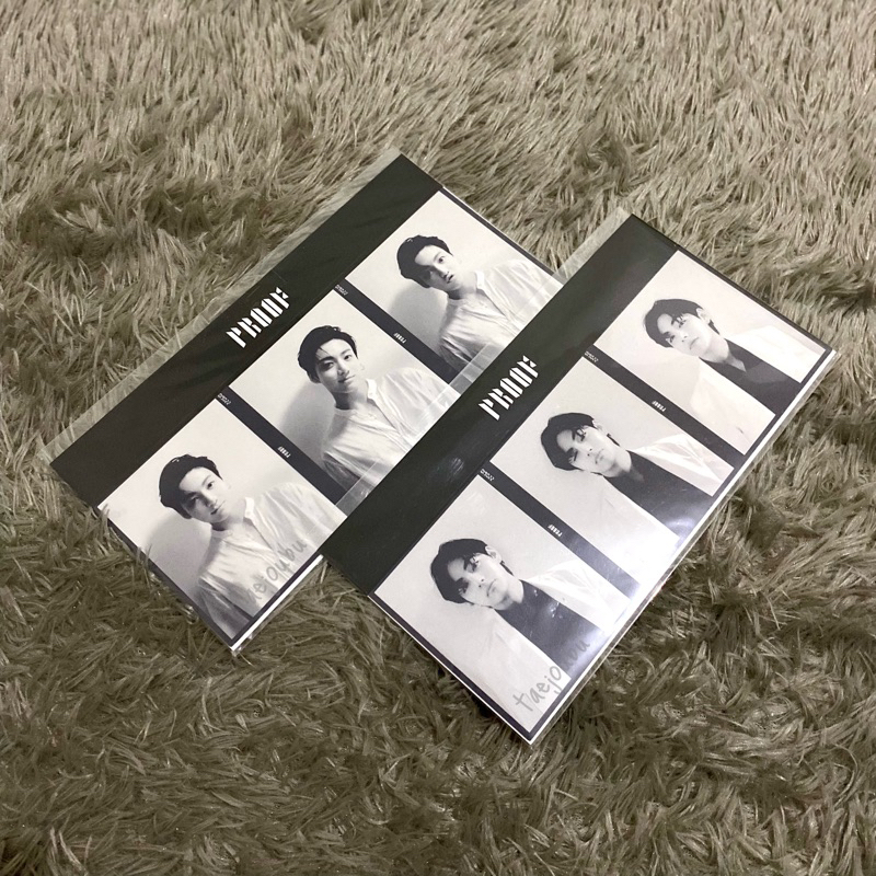 Triptych Taehyung V BTS [POB ALBUM PROOF] PHOTOCARD