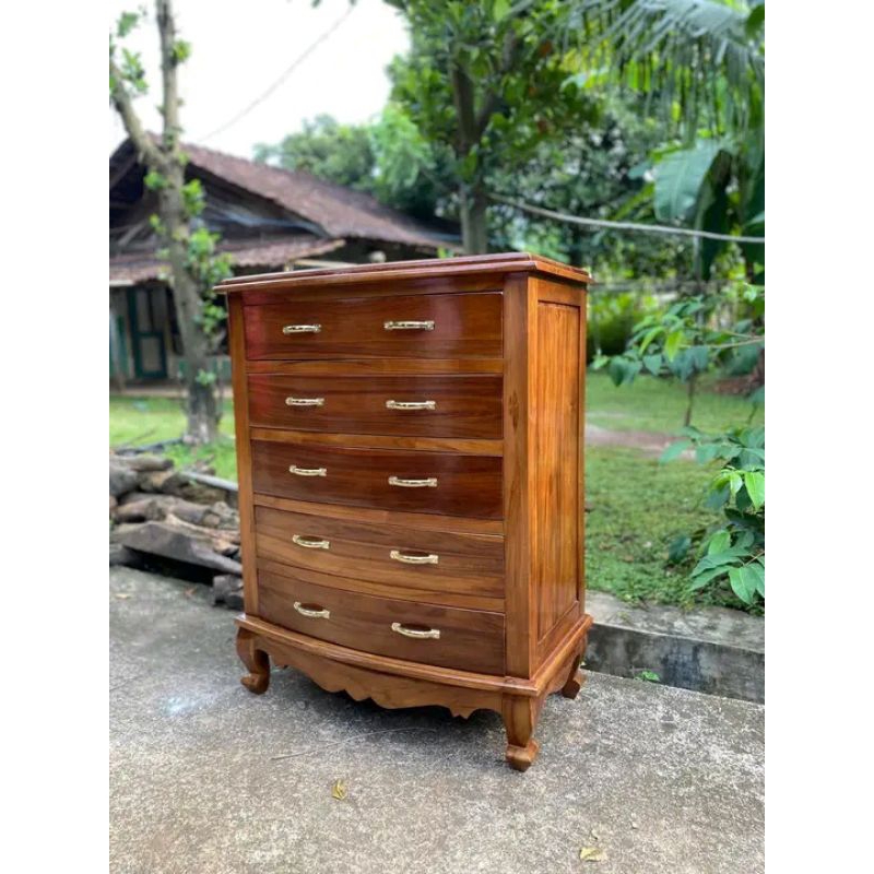 meja tv kayu jati klasik minimalis