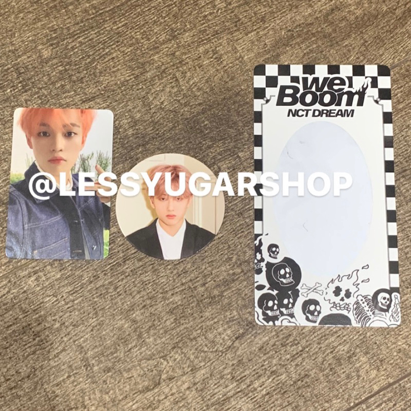 NCT DREAM WE BOOM VER | pc chenle, circle card jisung, scratch card