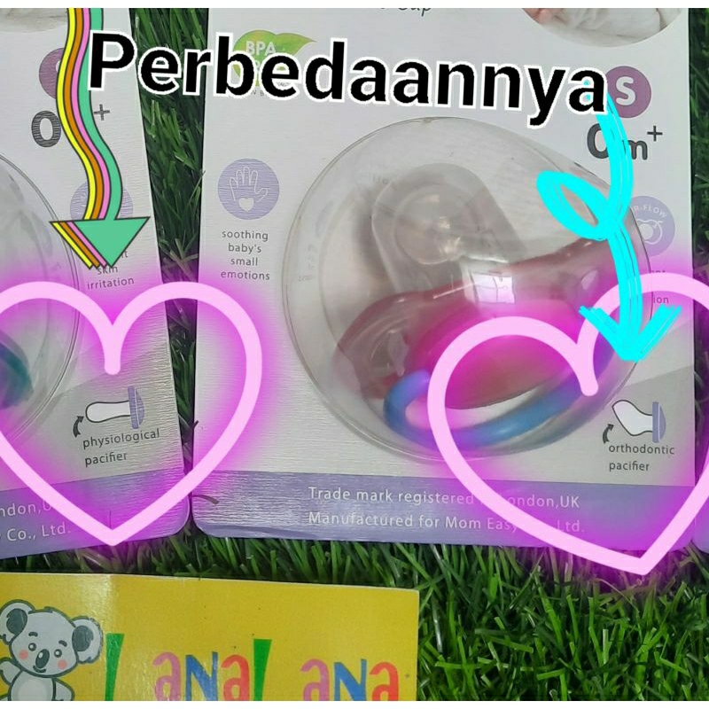 Momeasy empeng polos. baby pacifier. kompeng bayi anak