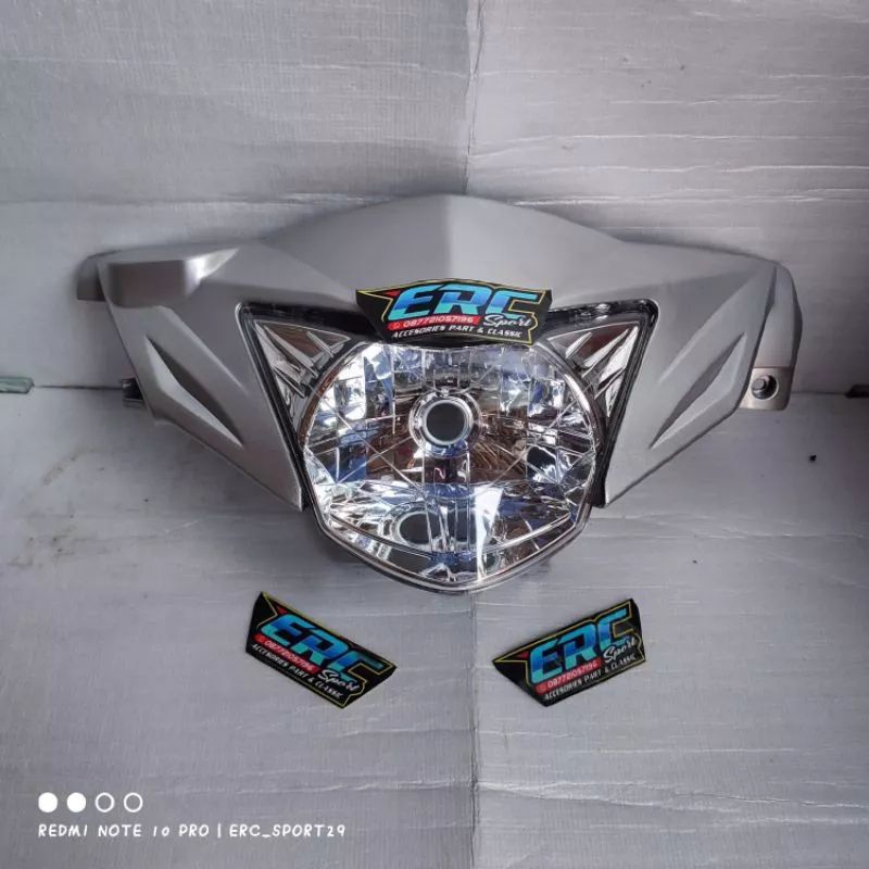 BATOK DEPAN DAN LAMPU DEPAN JUPITER MX LAMA/OLD SILVER