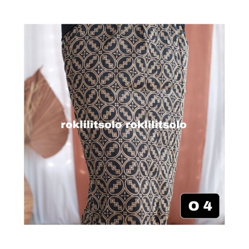 Rok span batik / rok kondangan belah depan / bawahan kebaya