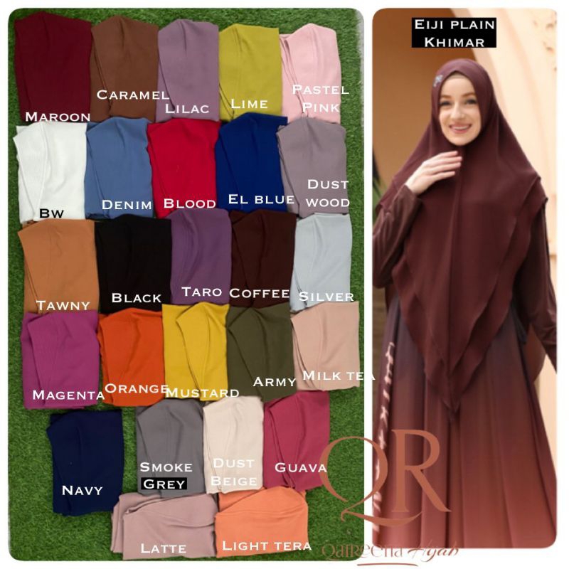 Eiji Khimar by Qaireena hijab