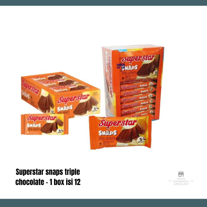 

superstar snap triple chocolate / superstar snap cokelat