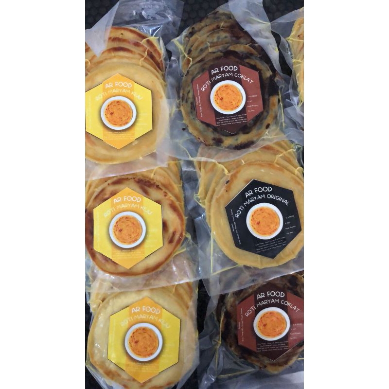 

Frozen Bandung Roti Maryam aneka rasa paket harap pesan bublewrap