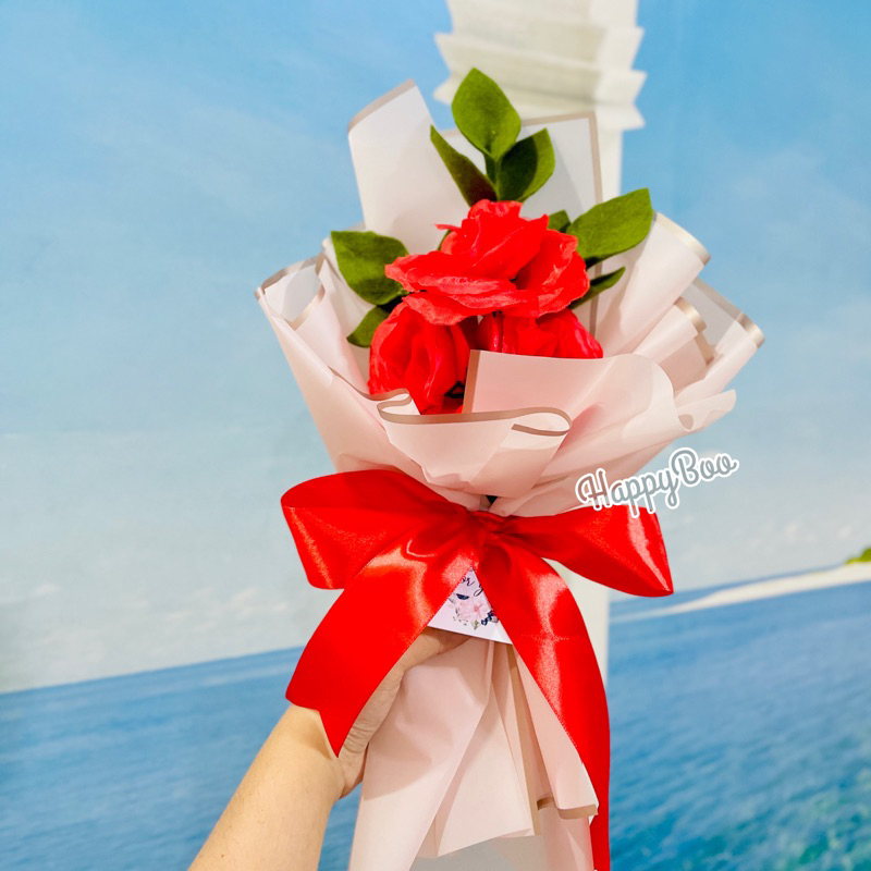 buket bunga besar hadiah bouquet flowers ranunculus SBR large gift ( gratis kartu ucapan )