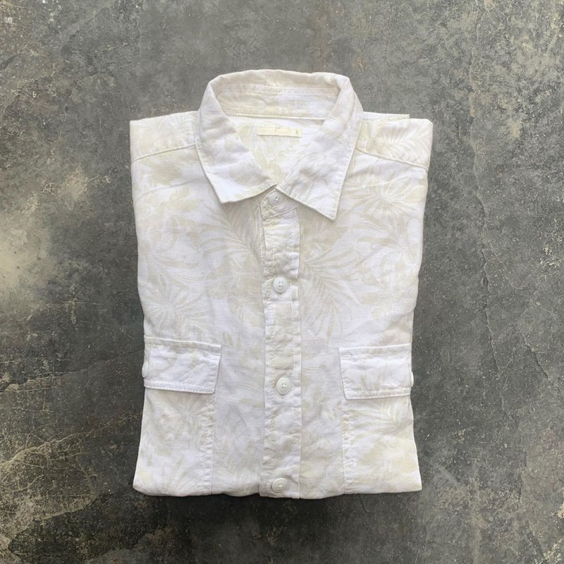 GU PATTERN WORK SHIRT