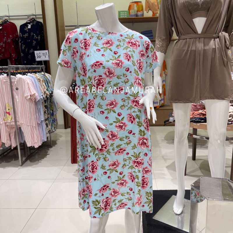 SALE‼️Daster / Baju tidur Wanita Original Brand ST Yves Motif Bunga Mawar By Matahari Dept Store Siz
