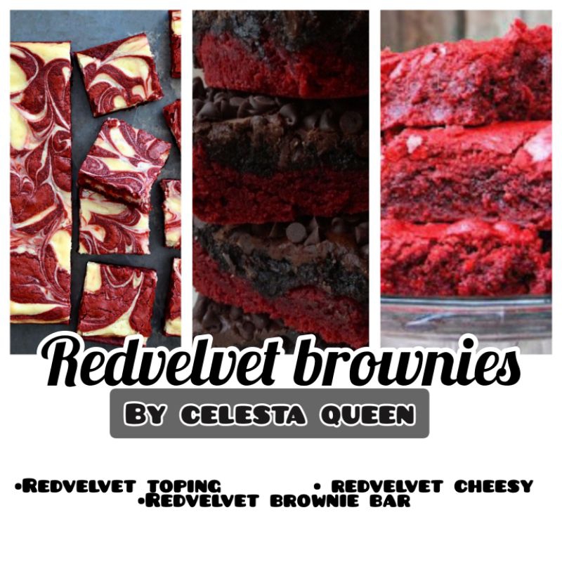 

redvelvet brownies panggang premium