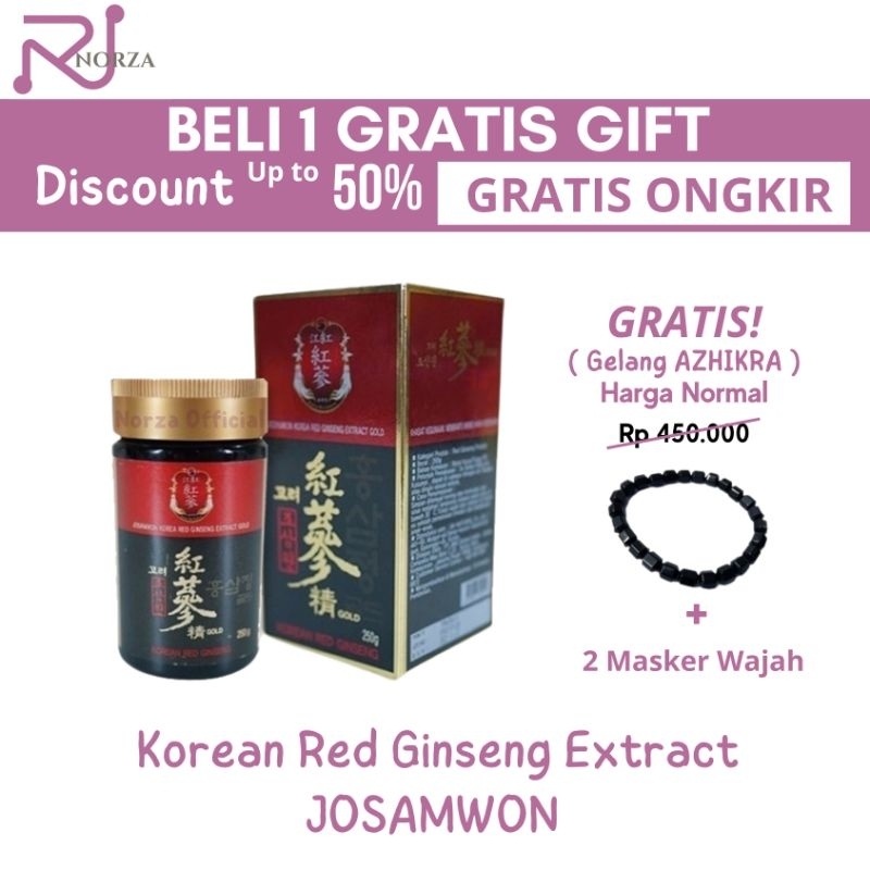 PROMO JOSAMWON Premium Extract Ginseng Merah Korea