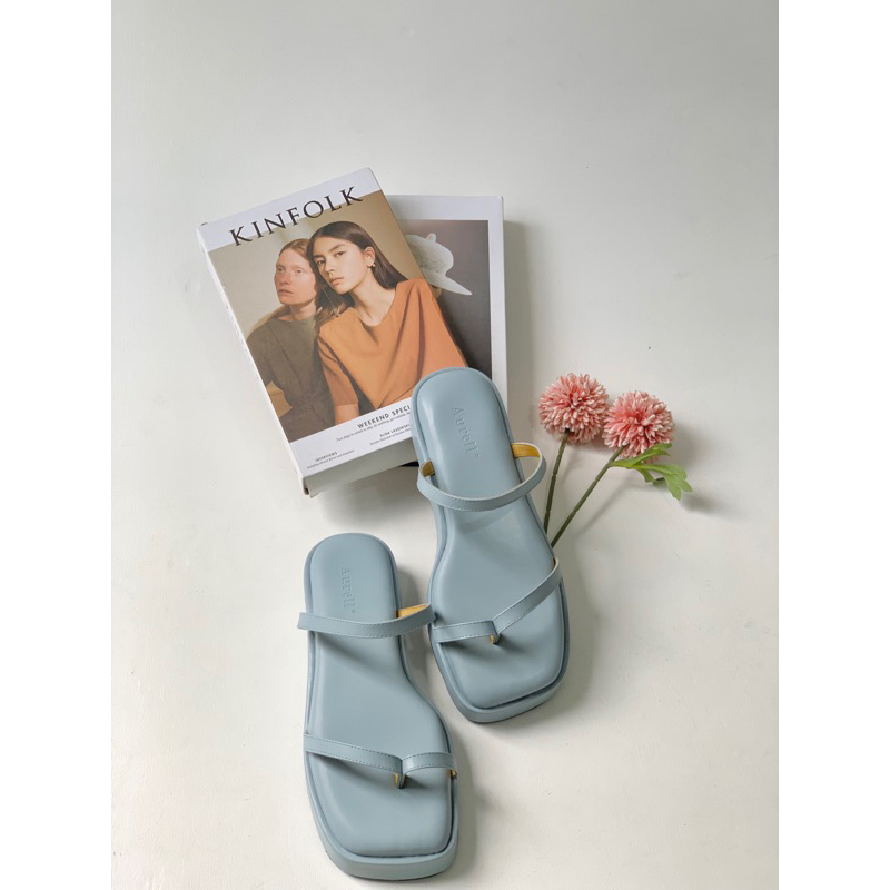 AURELL - Lucia Sandal Big Size 41-46 Platform Wanita 3cm Garansi 60 Hari