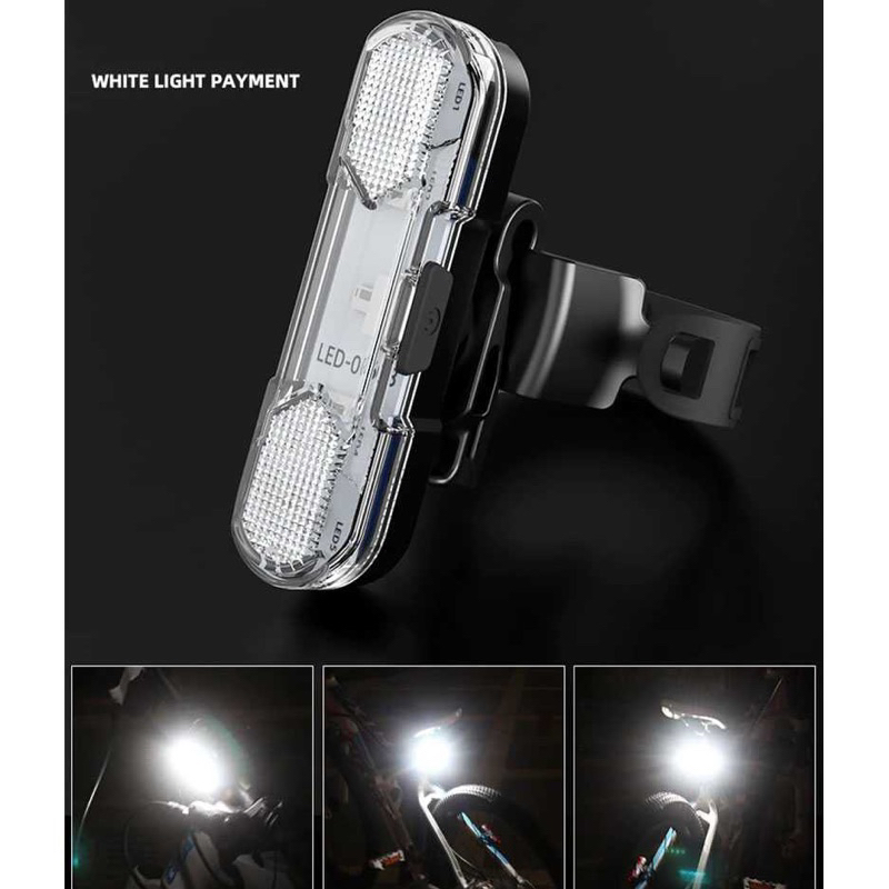 Lampu Belakang Sepeda ROBESBON USB Rechargeable Bicycle Tail Light - AS1010