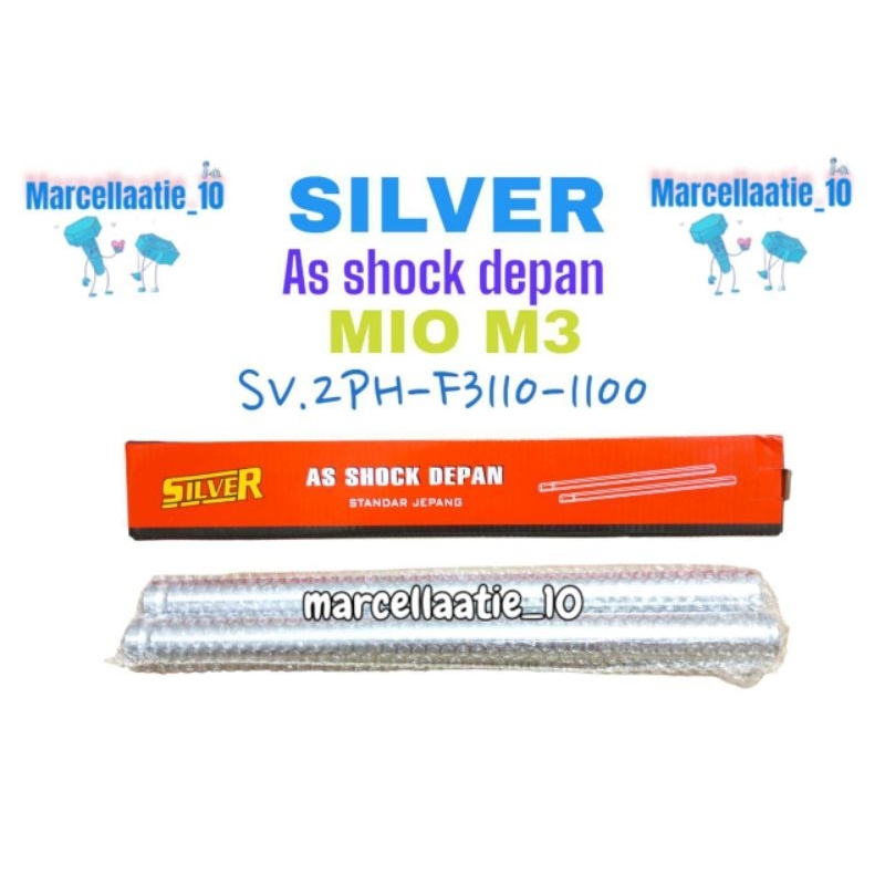 SILVER AS SHOCK DEPAN MIO M3 2PH ASHOCK DEPAN MOTOR MIO M3 ASSHOCK DEPAN MOTOR MIO M3 AS SHOCK MIO M