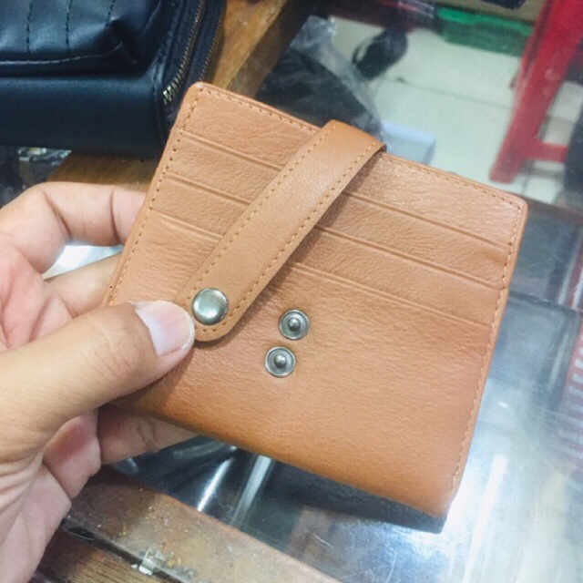 dompet khusus kartu model terbaru dengan pengaman kancing yang keren dan elegan bahan dari kulit sapi asli berkualitas lokal #dompet #dompetkartu #dompetkartu #cardholder