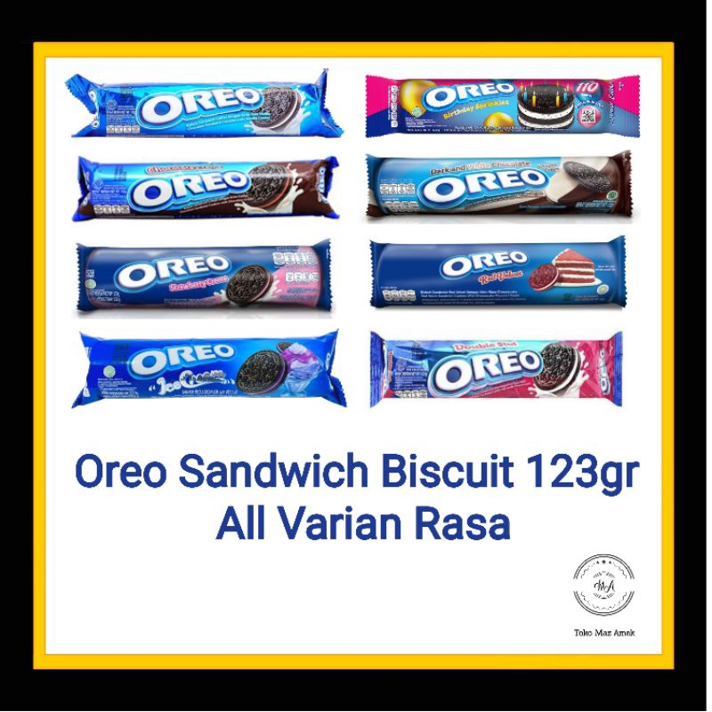 

Oreo Sandwich Biskuit 123gr All Varian Rasa / Camilan - Snack