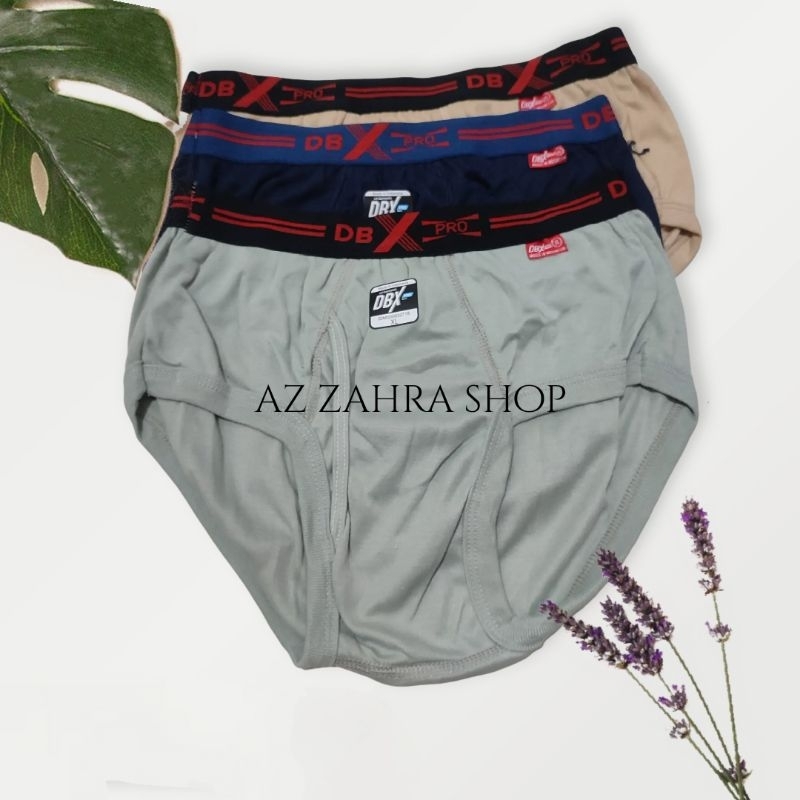 Isi 3pcs- Celana dalam pria karet boxer DBX pro Celana dalam pria jumbo