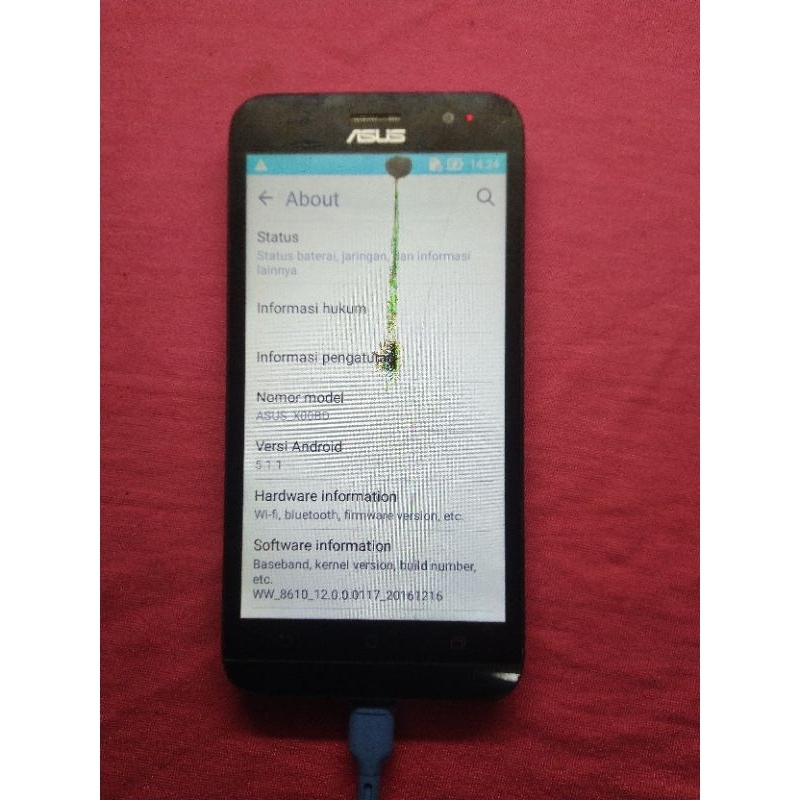 mesin Asus zenfone go big x00bd hidup normal