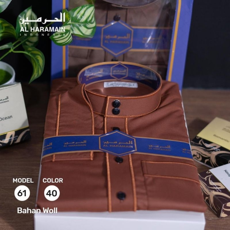 Jubah Alharamain Woll 61 non manset