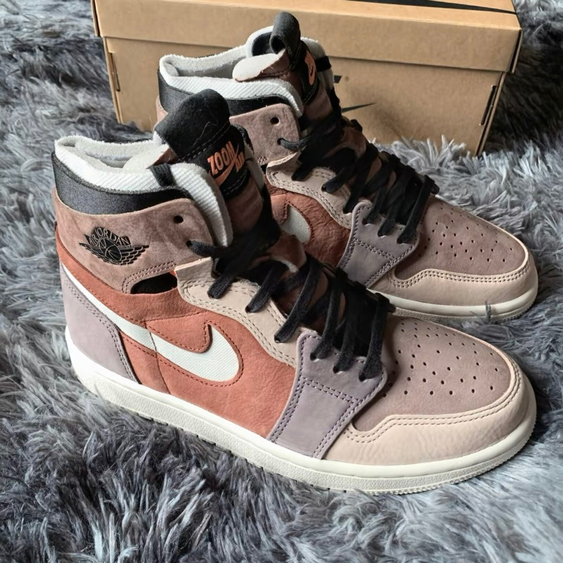 Nike Air Jordan 1 Zoom Comfort CMFT Canyon Rust 100% Authentic