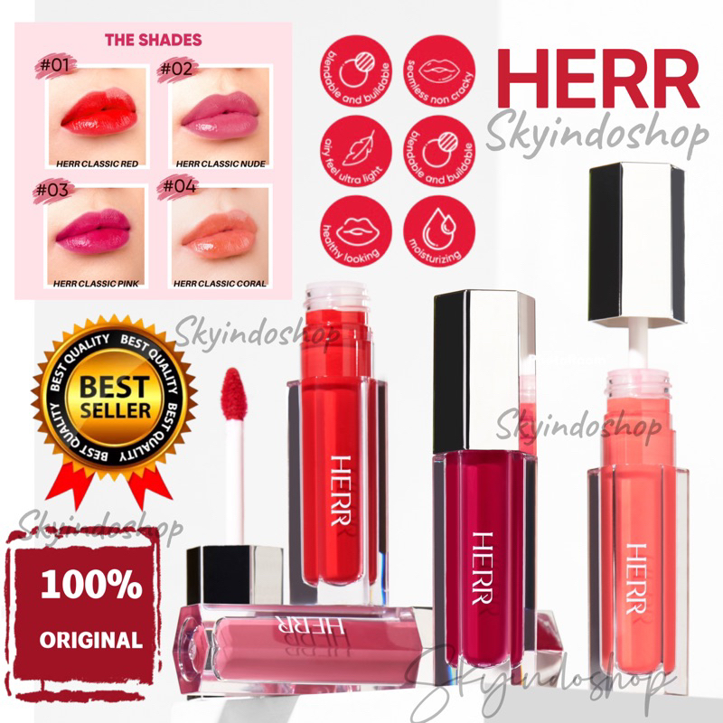 SALEEE  HHRR / HERR Liptint Pink