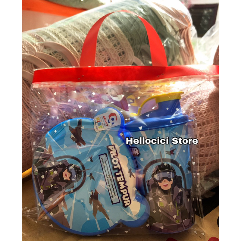 

SOUVENIR LUNCH BOX BIGY + TUMBLER BIGY SENADA ANAK ULANG TAHUN