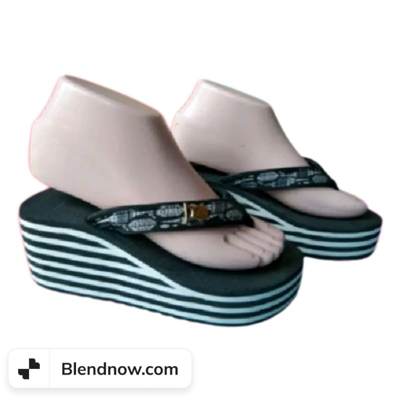 Sandal Madura Cewek Dewasa Tinggi 5cm Size 35-41 Sandal Wedges Madura Sandal Gunung Terkuat