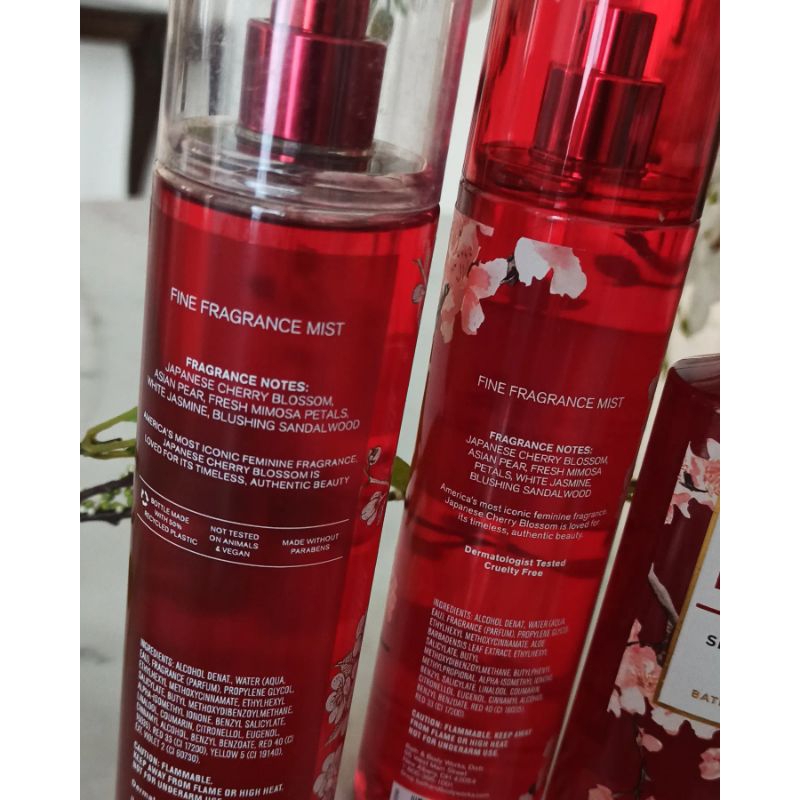 BATH AND BODY WORKS JAPANESE CHERRY BLOSSOM