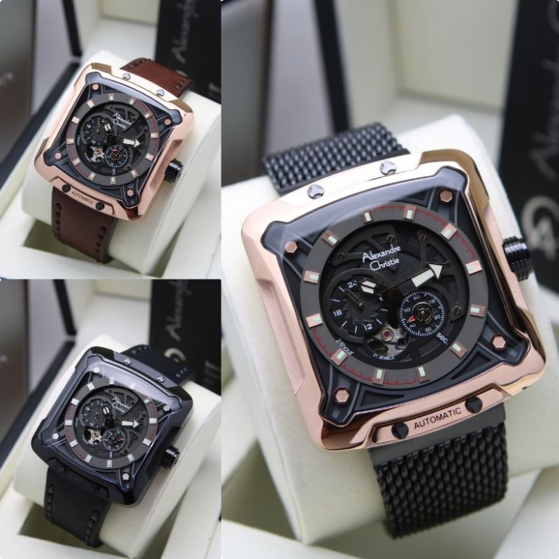 JAM TANGAN PRIA ALEXANDRE CHRISTIE AC3030 / AC 3030 AUTOMATIC ORIGINAL GARANSI RESMI 1TAHUN