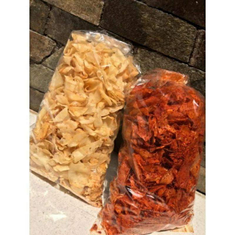 

keripik setan/keripik pedas asli cabai 1/4 kg