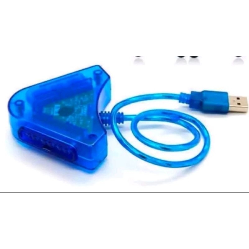 konverter stik PS2/PS3 ke USB CONVERTER USB KOMPUTER LAPTOP KE PS2/PS3