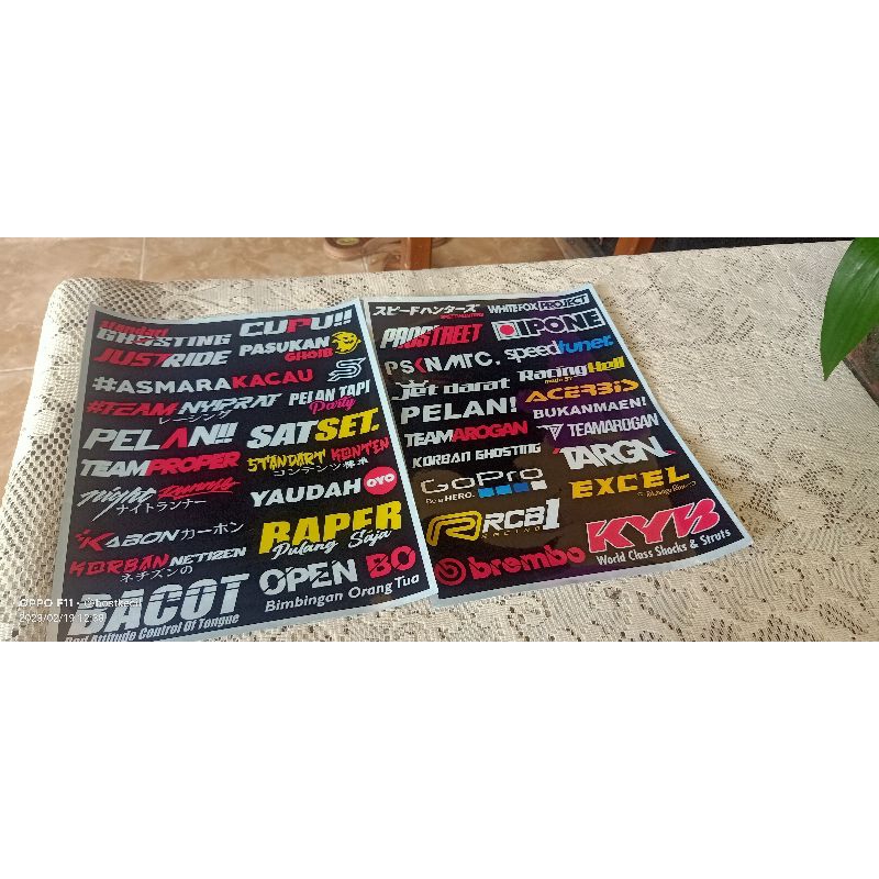 

sticker hologram satu lembar