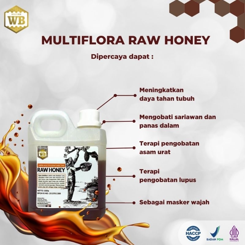 

Madu Multiflora | Lebah Apis Mellifera, Madu Hutan Asli Murni Nusantara Wild Bee