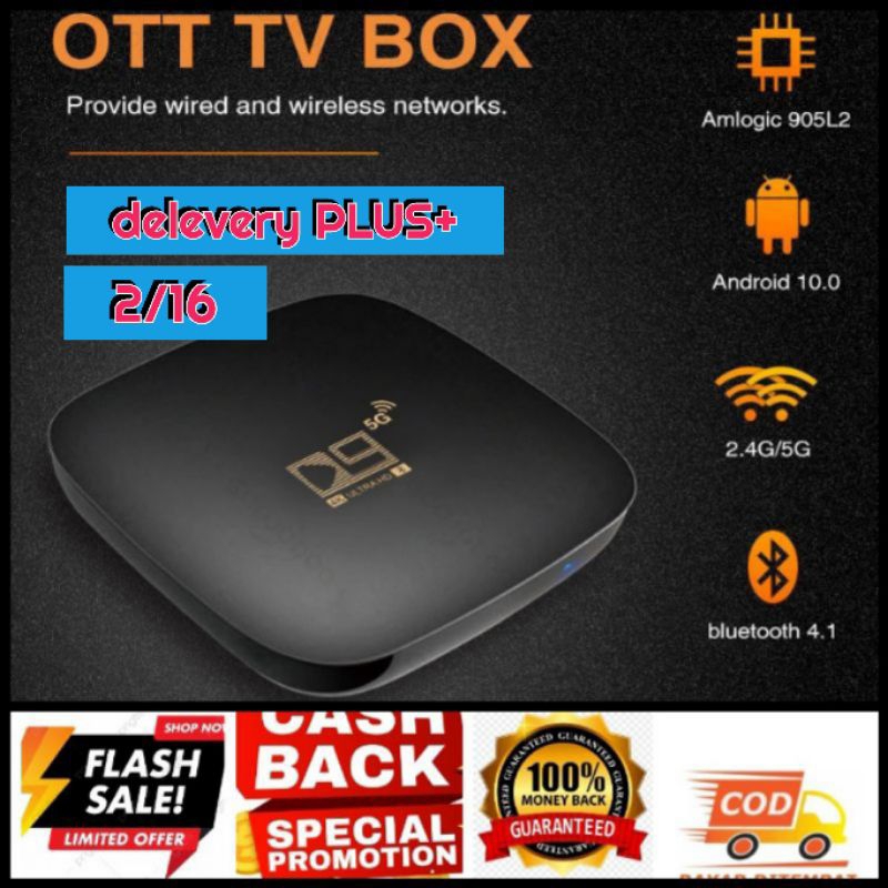 Set Top Box Android 2/16 Stb D9 Plus Ntflix