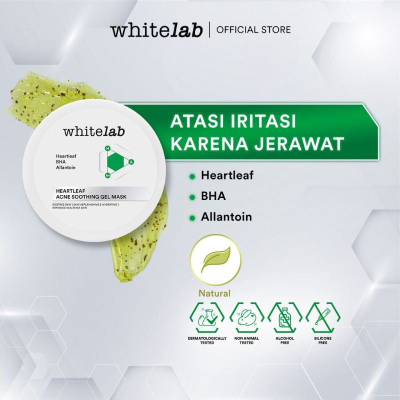 WHITELAB Heartleaf Skin Purifying Gel Mask 60gr